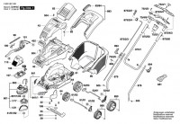 Bosch 3 600 H81 2B0 ROTAK 40 (ERGOFLEX) Lawnmower Spare Parts